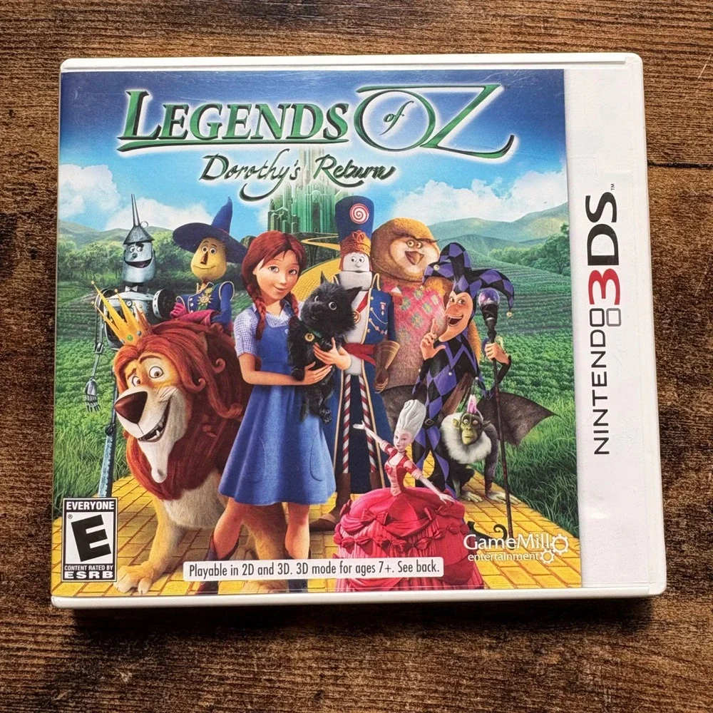 Legends of Oz Dorothy's Return Nintendo 3DS Video Game CIB GameMill CTR-P-BDTE
